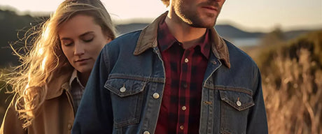 The 90s fashion is back, and with it comes the iconic flannel shirt and denim jacket combination. The flannel lined Jean Shacket is the perfect piece of clothing to rock the 90s vintage look.