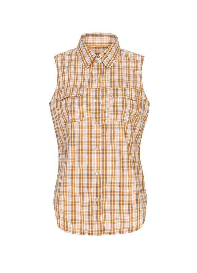 Women's Western Style Pearl Snap Vest