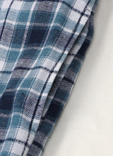 Close-up of the seam pocket oceanic delight men's sherpa-lined zipper shirt jacket