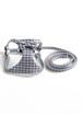 Dog‘s Bow-Knot Plaid Harness Leash Set