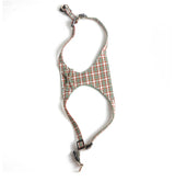 Dog‘s Bow-Knot Plaid Harness Leash Set
