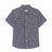 Front view of kids starry night short-sleeve western shirt