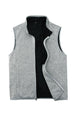 Front view of ash men's sweater fleece vest 