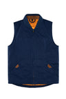 Men's Soft Washed Outdoor Vest, Quilted Lined