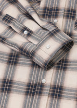 Men's Plaid Long Sleeve Western Shirt, Pearl Snap