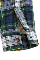 Women's Sherpa-Lined Flannel Hoodie, Full Zip Up