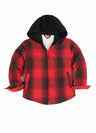Toddler Matching Family Zip Up Red Plaid Flannel Hoodie