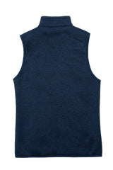 Women's Sweater Fleece Vest, Sherpa Lined