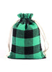 8 Pieces Plaid Cotton Candy Bag