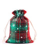 8 Pieces Plaid Cotton Candy Bag