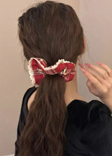 Women's Plaid Hair Scrunchie