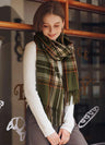 Women's Thickened Plaid Cashmere Feel Scarf