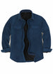 Men's Warm Sherpa Lined Fleece Shirt Jacket