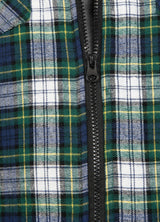 Men's Sherpa Lined Full Zip Up Flannel Plaid Hooded Jacket