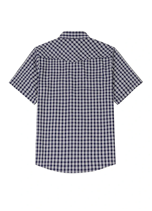 Men's Snap button Short-Sleeve Western shirt