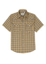 Men's Snap button Short-Sleeve Western shirt