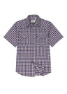 Men's Snap button Short-Sleeve Western shirt