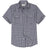 Front view of starry night men's warm snap button short sleeve western shirt