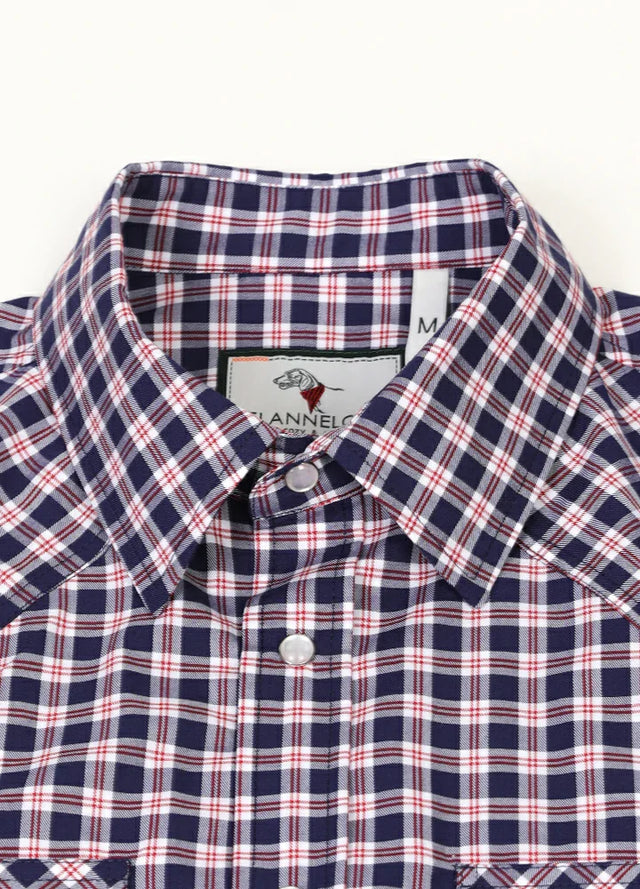 Men's Snap button Short-Sleeve Western shirt