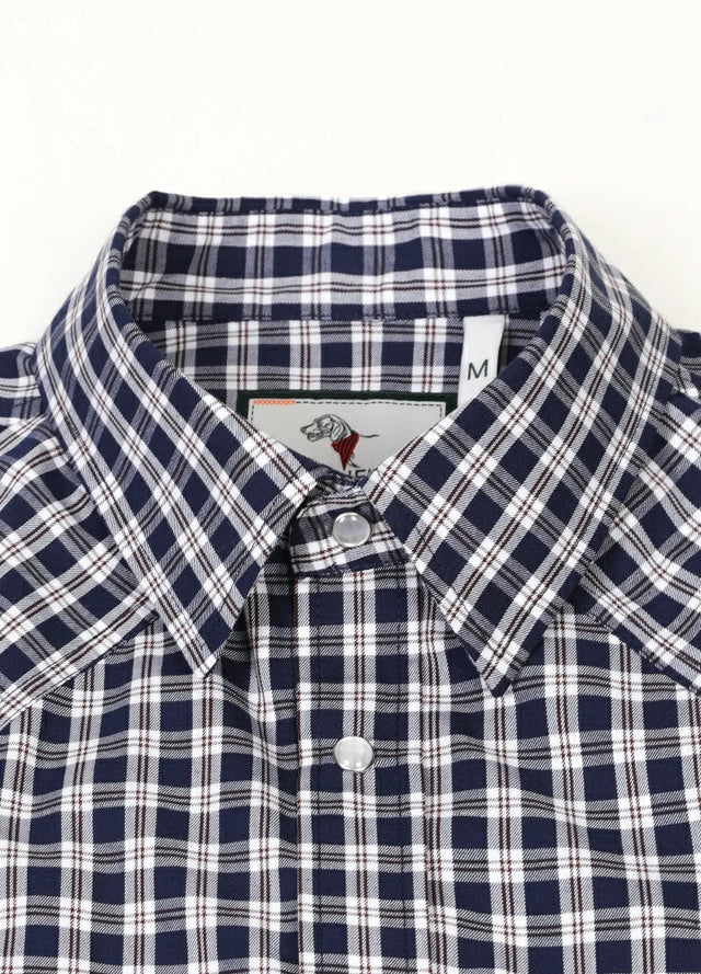 Men's Snap button Short-Sleeve Western shirt