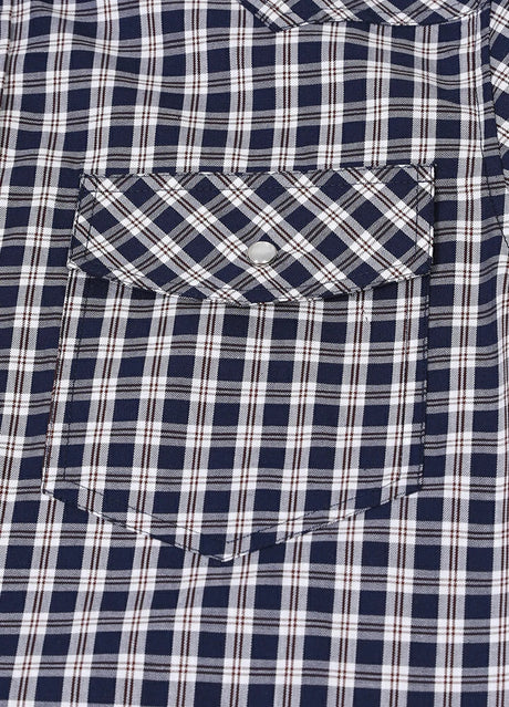 Close up of the pocket of starry night men's cool short-sleeve shirt with chest pockets