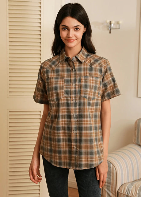 Women's Short-Sleeve Western Shirt