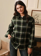 Women's Soft Flannel Shirt, Roll Up Sleeve