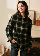 Women's Soft Flannel Shirt, Roll Up Sleeve