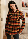 Women's Midweight Plaid Flannel Shirt,100% Cotton,8 oz