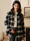 Women's Midweight Plaid Flannel Shirt,100% Cotton,8 oz