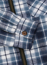 Close-up of boys oceanic delight flannel jacket with cuff