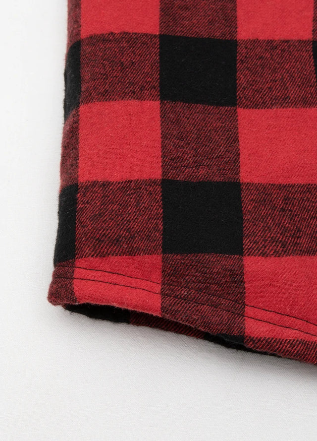 Boys Sherpa Lined Flannel Plaid Shirt Jacket,Hooded Flannel Jacket Kids