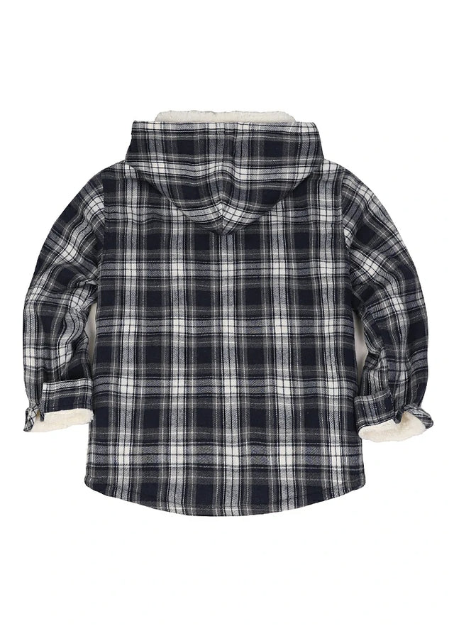 Boys sherpa lined flannel hotsell