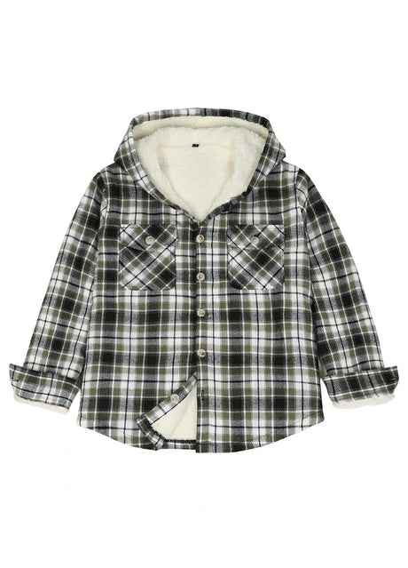 A soft flannel jackrt for boys