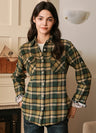 Women's Wildlife Adventure Flannel Plaid Shirt