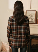 Women's Wildlife Adventure Flannel Plaid Shirt