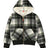 Front view of kids midnight dawn full zip hooded sweatshirt jacket