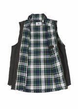 Women's Flannel Lined Horn Toggle Puffer Vest