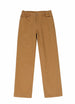 Front view of kids khaki flannel lined pants