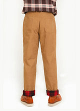 Men's Flannel Lined Pants,Soft Washed