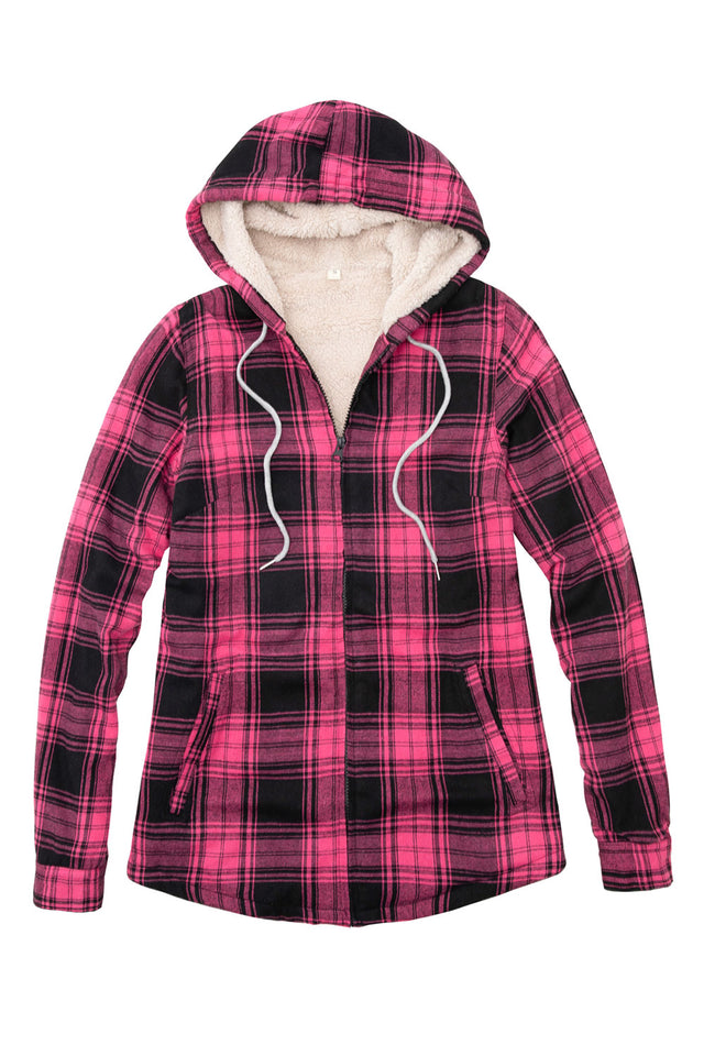 lined flannel jacket women