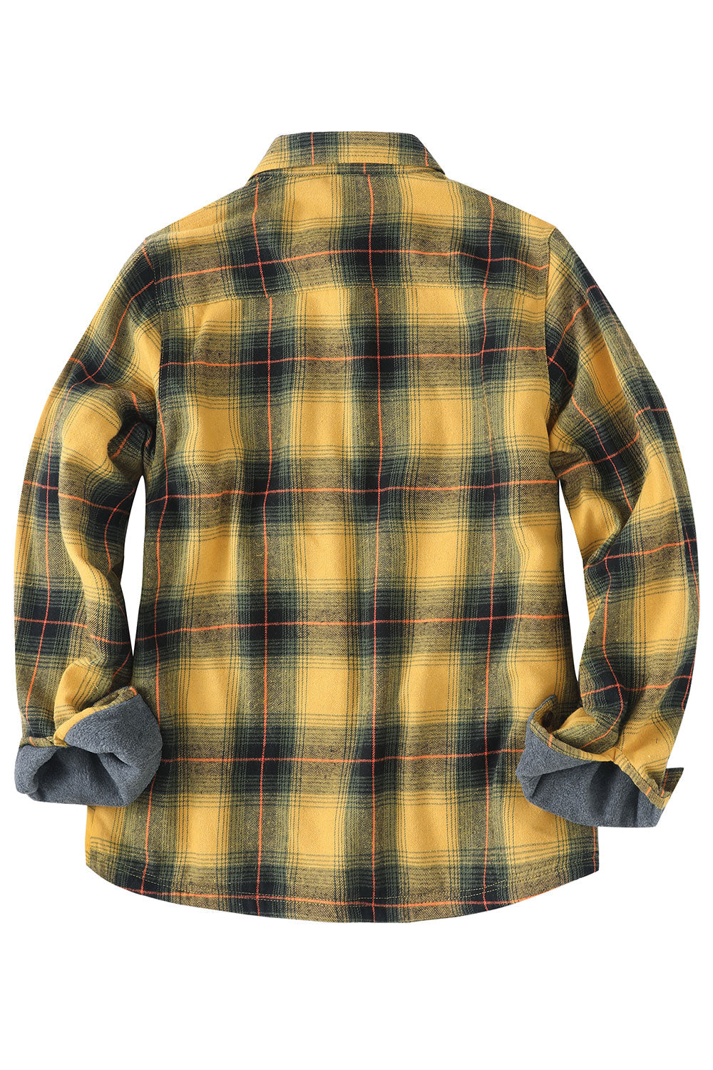 ZENTHACE Women's Thermal Fleece Lined Plaid Button Down Flannel